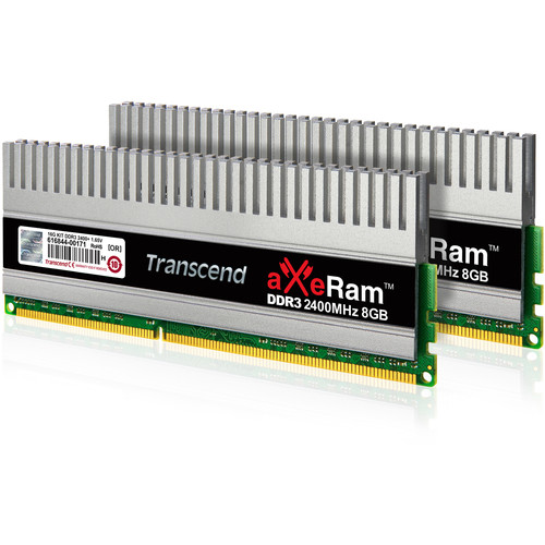 Transcend 16GB aXeRam DDR3 2400 MHz UDIMM Memory Kit