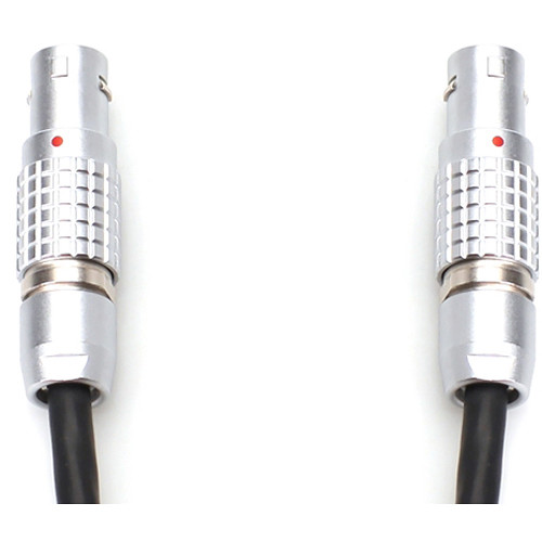 Transvideo Mini 2-Pin LEMO to 3-Pin Lemo Male Coiled Cable for Steadicam Clipper II
