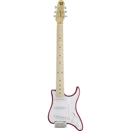 Traveler Guitar Travelcaster Deluxe Electric Travel Guitar with Gig Bag (Candy Apple Red)