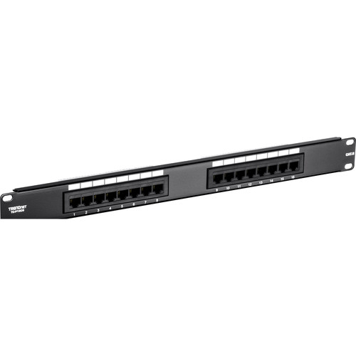 TRENDnet 16-Port Cat 6 Unshielded Patch Panel (Version v2.0R)
