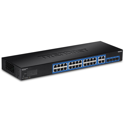 TRENDnet TEG-284WS 28-Port Gigabit Managed Network Switch