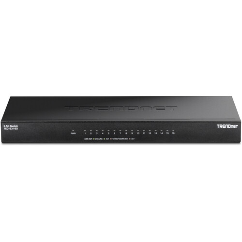 TRENDnet TEG-S3160 16-Port 2.5G Unmanaged Network Switch