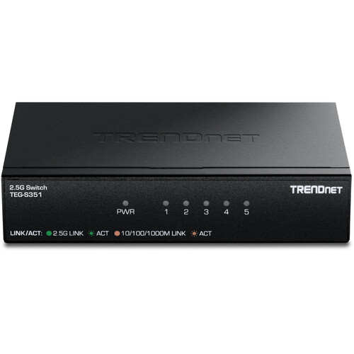 TRENDnet TEG-S351 5-Port 2.5G Unmanaged Network Switch