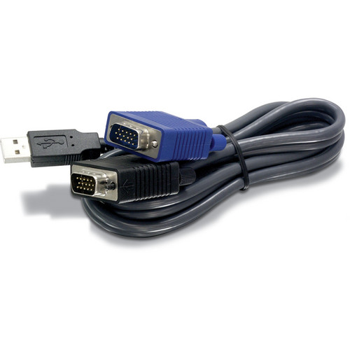 TRENDnet USB / VGA KVM Cable (Black, 10')