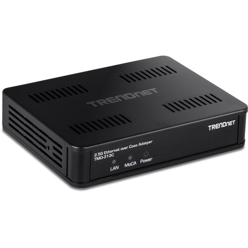 TRENDnet TMO-313C 2.5G MoCA 2.5 Ethernet-over-Coax Adapter