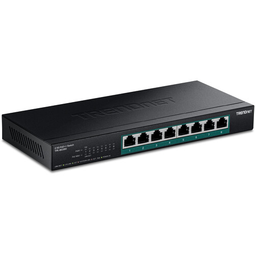 TRENDnet TPE-BG380 8-Port 2.5G PoE++ Compliant Managed Network Switch