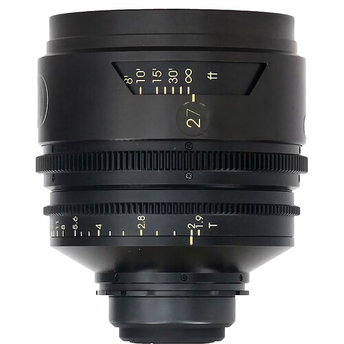 TRIBE7 BLACKWING7 T-Tuned 27mm T1.9 Cine Lens (ARRI PL)