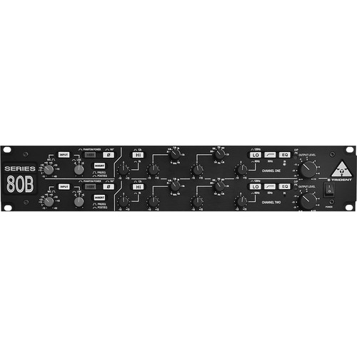 Trident Audio Series 80B Dual Microphone Preamplifer and Equalizer