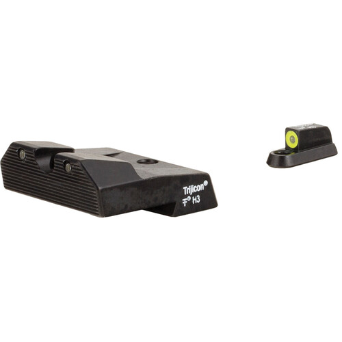 Trijicon HD XR Night Sights for CZ P-10 / P-10 C (Yellow Front Ring)
