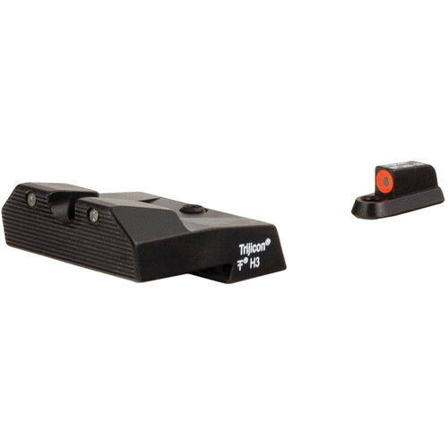 Trijicon HD XR Night Sights for CZ P-10 / P-10 C (Orange Front Ring)