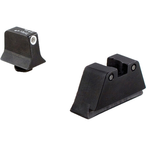 Trijicon Bright & Tough Night Sight for Glock Standard Frame (Suppressor) (Green Front, Orange Rear Lamps) (Black Rear, White Front Outlines)