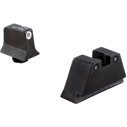 Trijicon Bright & Tough Night Sight for Glock Large Frame (Suppressor) (Green Front, Yellow Rear Lamps) (Black Rear, White Front Outlines)