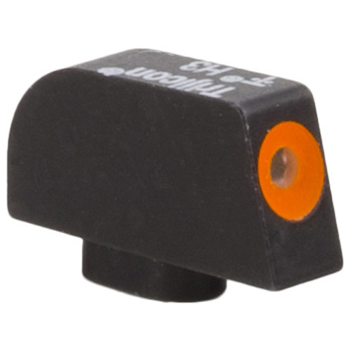 Trijicon HD XR Front Sight for Glock 9mm/40 Pistols (Orange Outline Disk, Matte Black)
