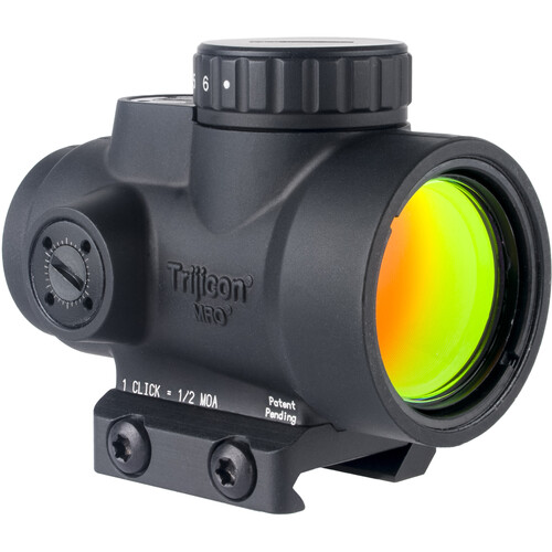 Trijicon 1x25 MRO SD Red Dot Reflex Sight (Low Picatinny Mount, Black)