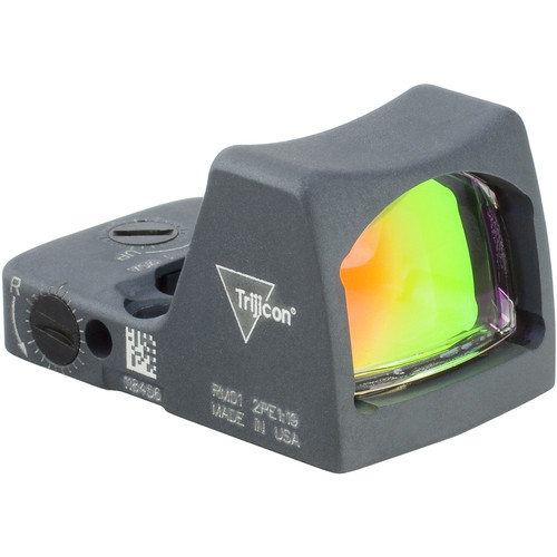Trijicon RM02 RMR Type 2 LED Reflex Sight (6.5 MOA Red Dot Reticle, Cerakote Sniper Gray)