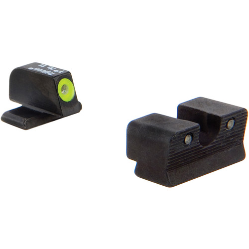Trijicon HD Night Sight Set for Springfield XDS Pistol (Yellow Front Disk, Matte Black)