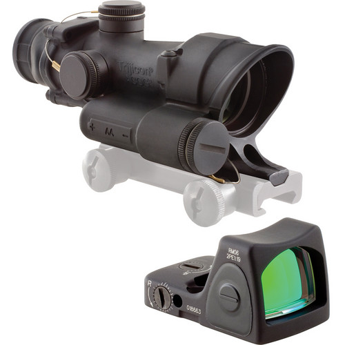 Trijicon TA02 4 x 32 LED ACOG Riflescope & RMO6 Red Dot