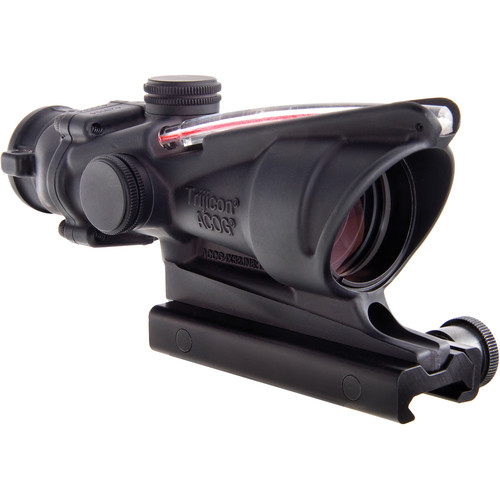 Trijicon 4x32 ACOG BAC Dual-Illuminated Riflescope (Red Crosshair Reticle for 300 Blackout, Matte Black)