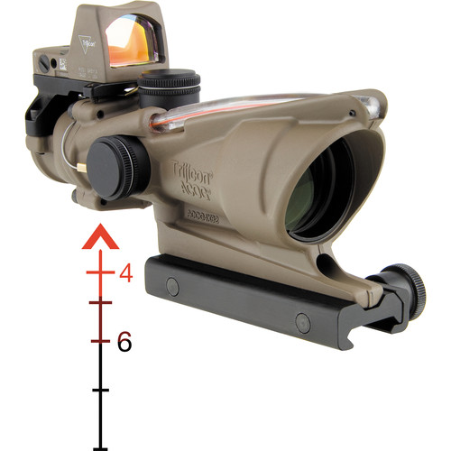 Trijicon 4x32 ACOG Riflescope & 3.25 MOA RMR Sight TA31-D-100324