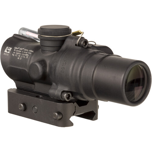 Trijicon 1.5x16S Compact ACOG Riflescope, Dual Illumination (Low Height, Red Ring with 2 MOA Dot Reticle)