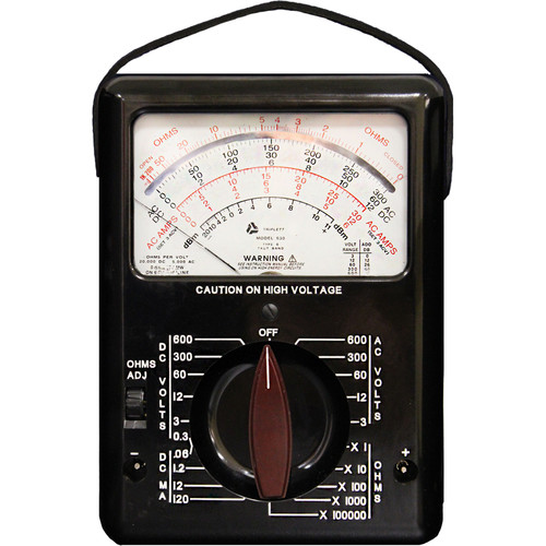 Triplett Analog Multimeter with Chemical-Resistant Glass Meter Window