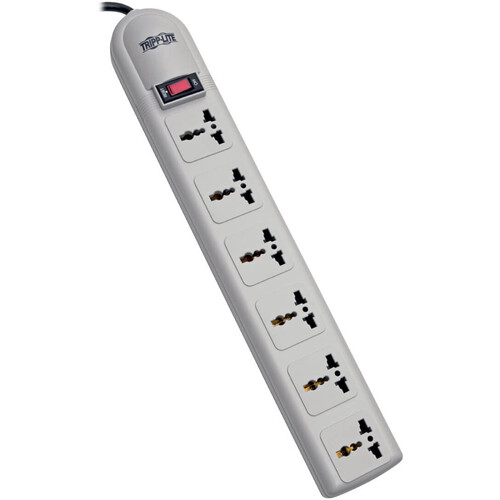 Tripp Lite Protect It! 230V 6-Universal Outlet British Plug Surge Protector
