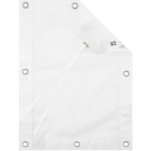 TRP WORLDWIDE Quarter Silk Fabric (White, 6 x 6')