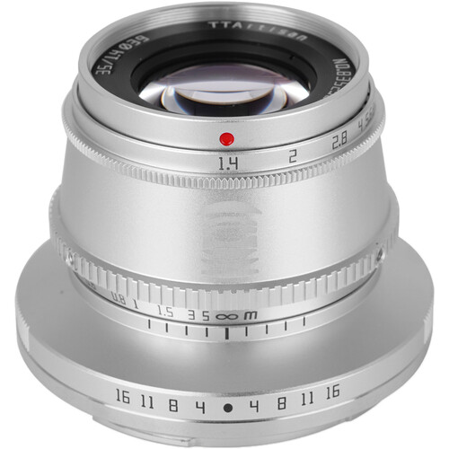 TTArtisan 35mm f/1.4 Lens for Nikon Z (Silver)