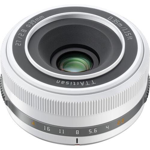 thumbnail image 2 of TTArtisan 27mm F2.8 APS-C Auto Focus Lens – STM, Fujifilm X Mount, Pancake 2 of 3