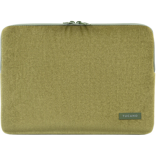 Tucano Second Skin Velluto Neoprene Sleeve for 13" Laptops and 14" MacBook Pro (Green)