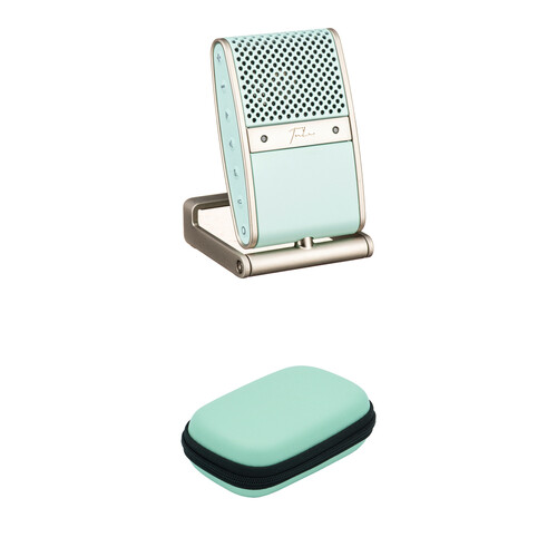 Tula Microphones The Tula Mic Kit with Leather Case (Seafoam)