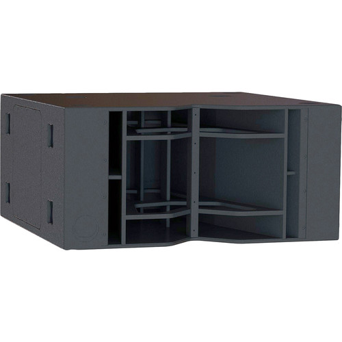 Turbosound Flashline Series TFS-900B Dual 18" Horn Loaded Subwoofer for Touring Applications (Black)