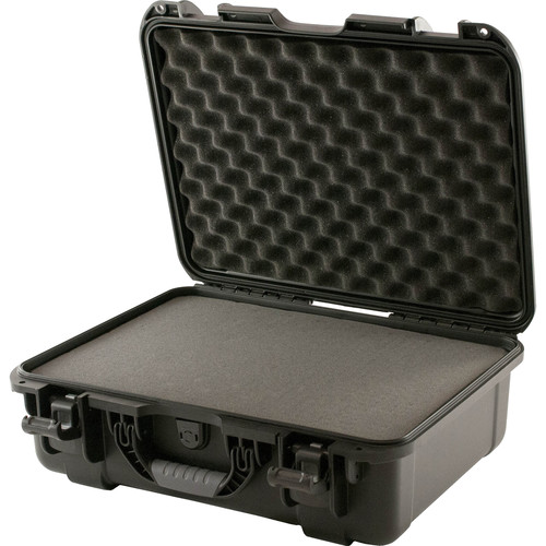 Turtle 539 ATA-Certified Waterproof Customizable Hard Case with Cubed Foam Insert (Black)
