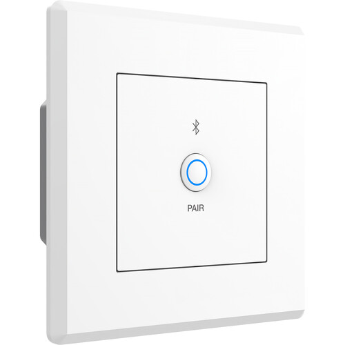 Turtle AV Dante Bluetooth Wall Plate for EU Wall Boxes (White)