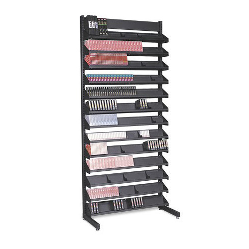 Turtle Double-Sided Multi-Media Rack with 24 Shelves for 720 LTO-Size Tapes (84" High)