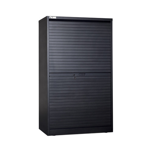 Turtle Steel Multi-Media Cabinet with 14 Shelves for 1302 LTO-Size Tapes (83" High, Black)