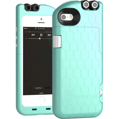 TurtleCell Case for iPhone 5/5s (Aqua Blue)