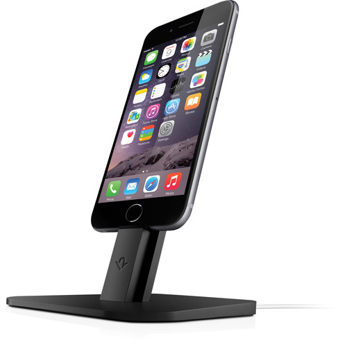 Twelve South HiRise Stand for iPhone, iPad mini, & Apple Siri Remote (Black)