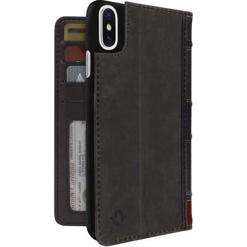 Twelve South BookBook for iPhone X/Xs (Vintage Brown) 12-1734