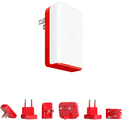 Twelve South PlugBug Travel 120W 4-Port USB-C Trackable Wall Charger