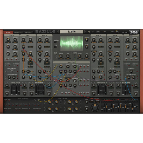 u-he Bazille Large Modular Software Synth (Download)