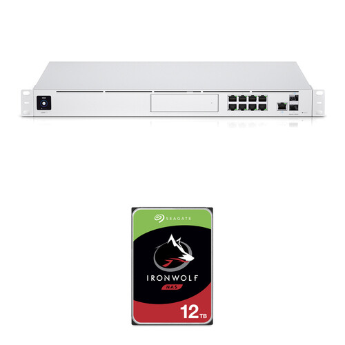 Ubiquiti 12TB UniFi Dream Machine Pro & IronWolf Drive Kit