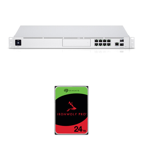 Ubiquiti 24TB UniFi Dream Machine Pro & IronWolf Pro Drive Kit