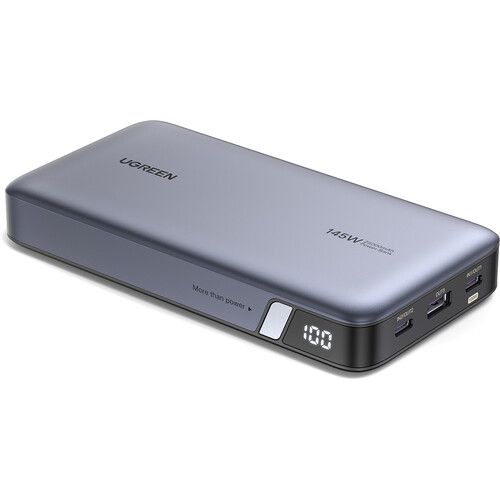 UGREEN 3-Port USB-C Power Bank (25,000mAh, 145W)