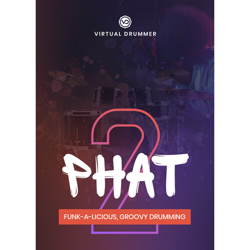 Ujam Virtual Drummer PHAT 2 Virtual Instrument Plug-In (Upgrade from Phat 1)