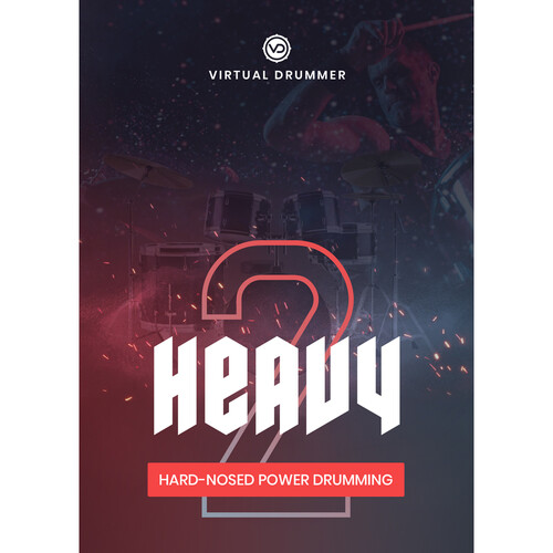 Ujam Virtual Drummer HEAVY 2 Virtual Instrument Plug-In (Upgrade from HEAVY 2)