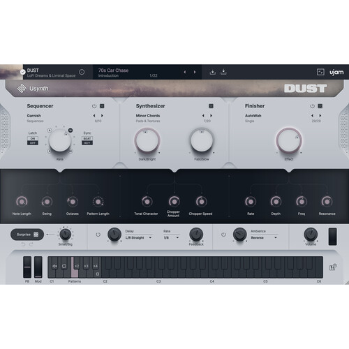Ujam Usynth DUST Lo-Fi Virtual Instrument Plug-In
