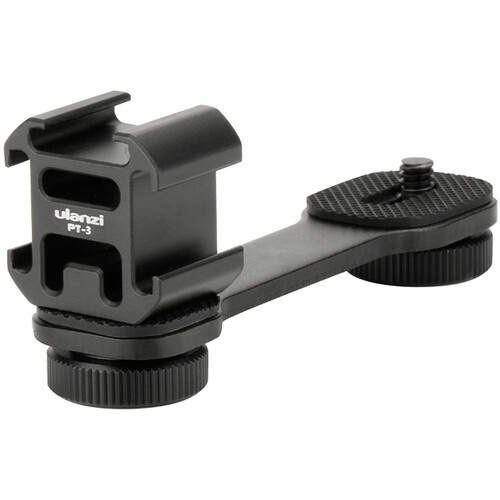 Ulanzi PT-3 Triple Cold Shoe Extension Bracket for Handheld Gimbals