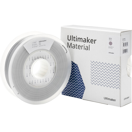 UltiMaker 2.85mm PETG Filament (750g, Silver)