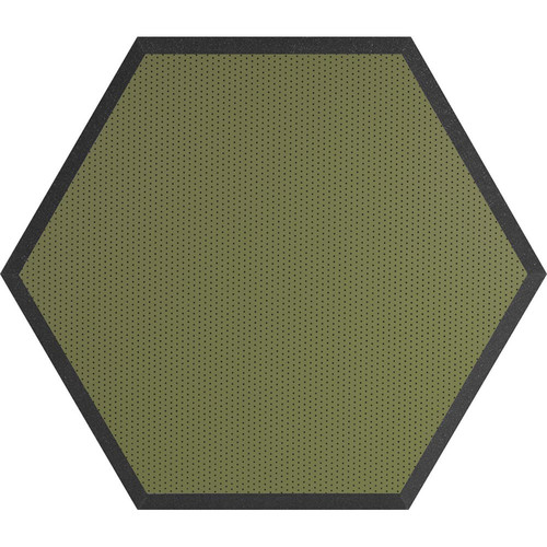 Ultimate Support UA-HX-24KW Hex Series Hexagon Foam Wall Panel 24" Charcoal (Pair, Kiwi Vinyl)